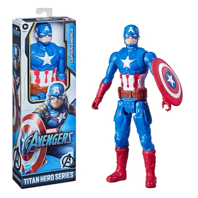 Gambar Marvel Action Figure Titan Hero Series Captain America E7877