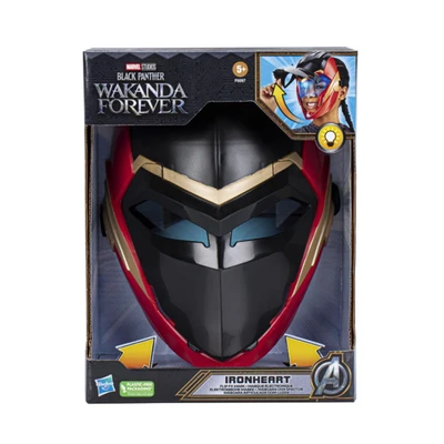 Gambar Marvel Roleplay Mask Black Panther Wakanda Forever Ironheart - Merah