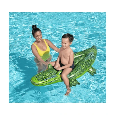 Gambar Bestway Ban Renang 60x28 Buddy Croc Ride-on 41477
