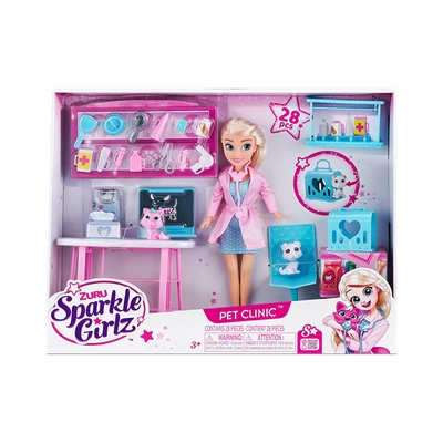 Gambar Sparkle Girlz Set Boneka Pet Clinic Window 100184