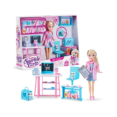 Gambar Sparkle Girlz Set Boneka Pet Clinic Window 100184