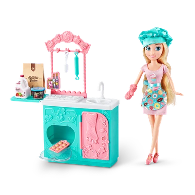 Gambar Sparkle Girlz  Set Boneka Bake Off Window 100183