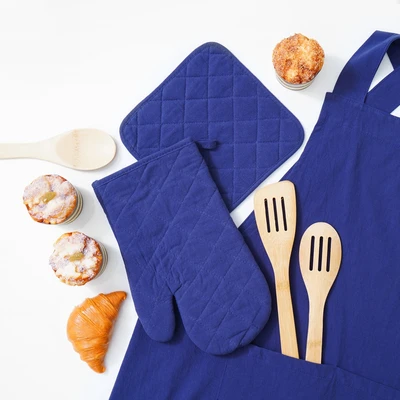 Gambar Informa Brittany Sarung Tangan Oven Set 2 pcs - Biru Navy