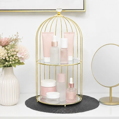 Gambar Informa Organizer Kosmetik 2 Tingkat Bird Cage Medium