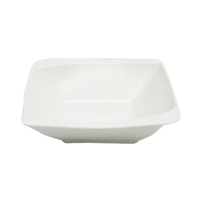 Gambar Appetite Teylin Mangkuk Keramik Bone China Square 24 cm - Putih