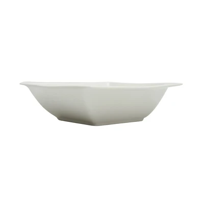 Gambar Appetite Teylin Mangkuk Keramik Bone China Square 24 cm - Putih