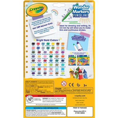 Gambar Crayola Set 50 Pcs Colors Wonder Markers - Mix