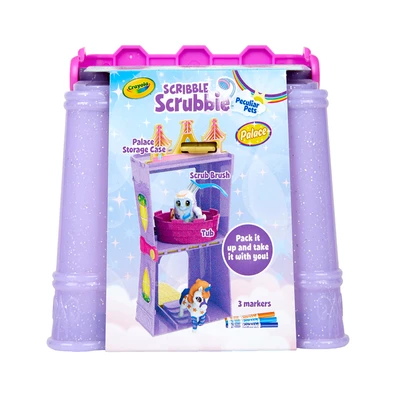 Gambar Crayola Playset Scrible Scrubbie Pets Palace 747357