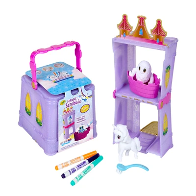 Gambar Crayola Playset Scrible Scrubbie Pets Palace 747357