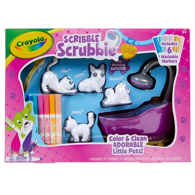 Gambar Crayola Playset Scribble Scrubbie Pet Bathtub 747442