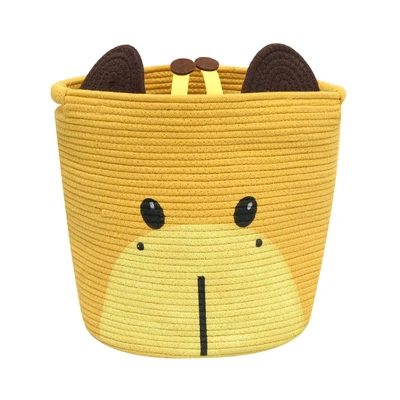 Gambar Informa Keranjang Penyimpanan Giraffe 35x35x35 cm - Kuning