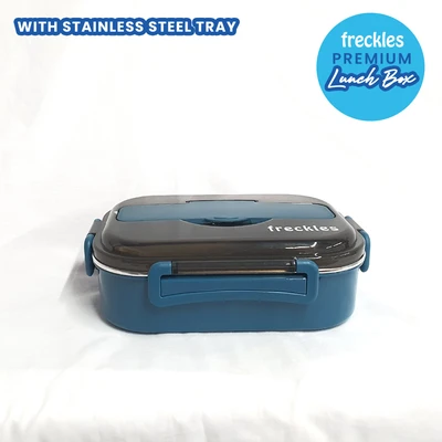 Gambar Okiedog Freckles Lunch Box Blue Hd-47blue