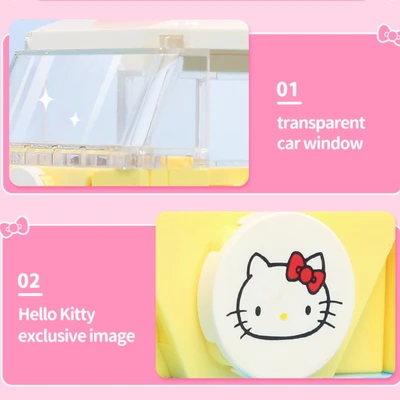 Gambar Keeppley Sanrio Hello Kitty Mini Bus