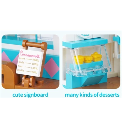 Gambar Keeppley Sanrio Cinnamoroll Summer Coconut Ice Dessert Shop