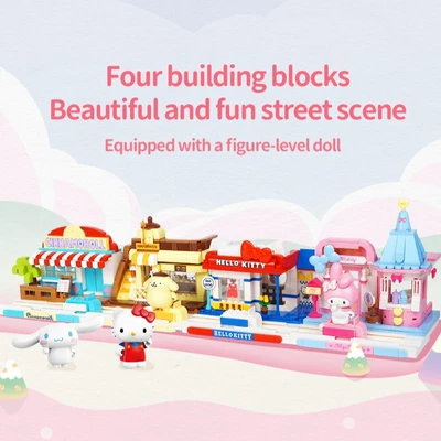 Gambar Keeppley Sanrio Cinnamoroll Summer Coconut Ice Dessert Shop