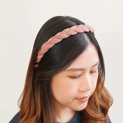 Gambar Ataru Bando Braid - Pink Mauve