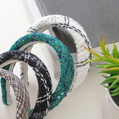 Gambar Ataru Bando Thick Tweed - Hijau