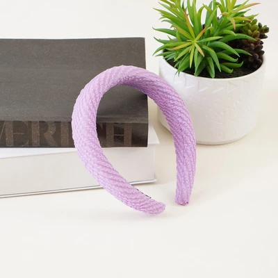 Gambar Ataru Bando Stripe Texture - Ungu