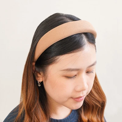 Gambar Ataru Bando Puffy - Cokelat Taupe