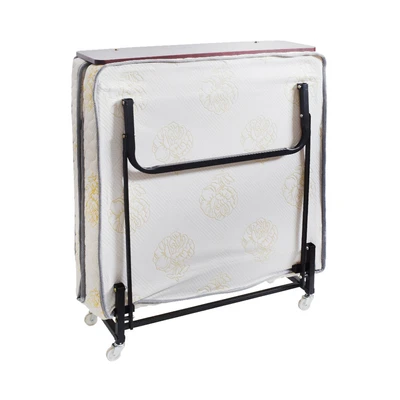 Gambar Krisbow 195x95x40 cm Kasur Lipat Dengan Roda - Putih
