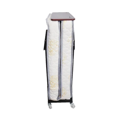 Gambar Krisbow 195x95x40 cm Kasur Lipat Dengan Roda - Putih