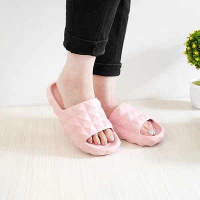 Gambar Ataru Ukuran 40 Sandal Wanita Slides Diamond - Pink