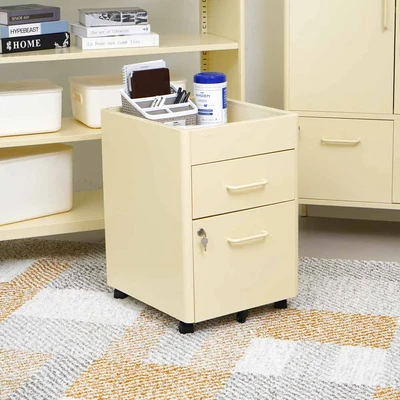 Gambar Informa Lenelle Filing Cabinet Metal - Putih Ivory