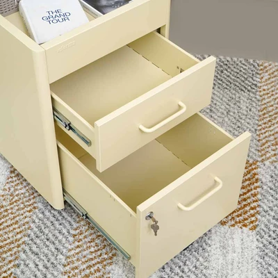 Gambar Informa Lenelle Filing Cabinet Metal - Putih Ivory