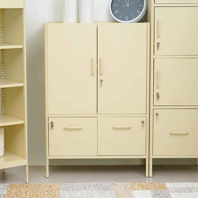 Gambar Informa Lenelle Kabinet Kantor Metal - Putih Ivory