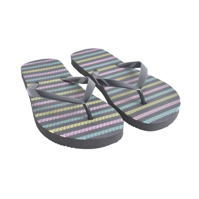 Gambar Ataru Ukuran 39 Sandal Wanita Stirpe Flip Flop - Hitam