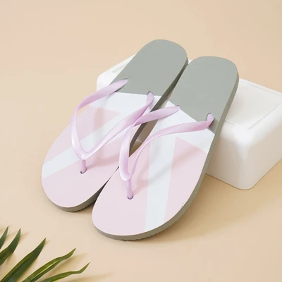 Gambar Ataru Ukuran 36 Sandal Jepit Wanita Flip Flop Graphic - Pink