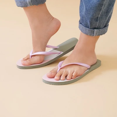 Gambar Ataru Ukuran 36 Sandal Jepit Wanita Flip Flop Graphic - Pink