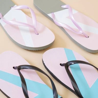 Gambar Ataru Ukuran 36 Sandal Jepit Wanita Flip Flop Graphic - Pink