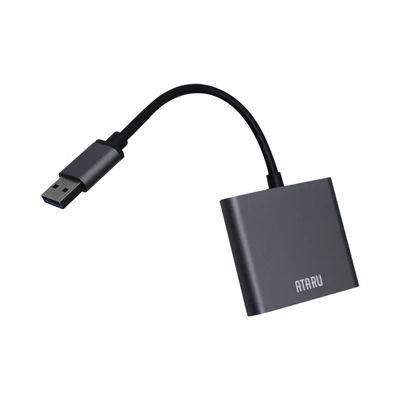 Gambar Ataru USB Hub USB-A To USB-A 4 Port 3.0 - Abu-Abu