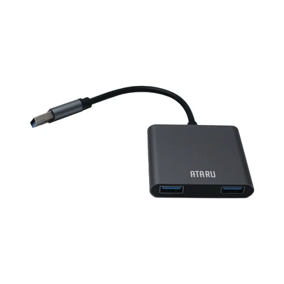 Gambar Ataru USB Hub USB-A To USB-A 4 Port 3.0 - Abu-Abu