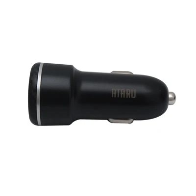 Gambar Ataru Charger Mobil Dual Port USB 3.4 A - Hitam