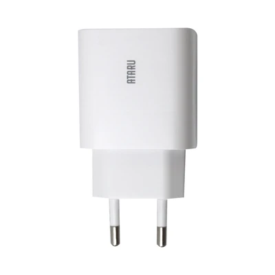 Gambar Ataru Kepala Charger PD Duo USB-A & USB-C 30 Watt - Putih