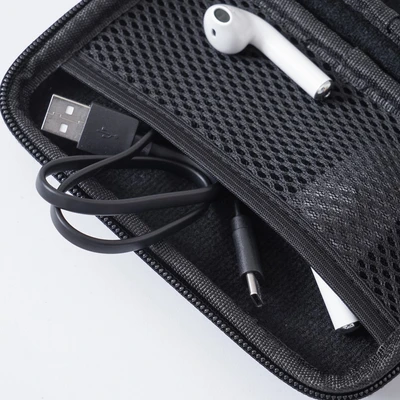 Gambar Passport Tas Organizer Perangkat Digital Hardcase Small - Biru Navy