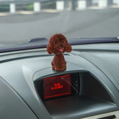 Gambar Otto Klasse Ornamen Dashboard Mobil Teddy - Cokelat