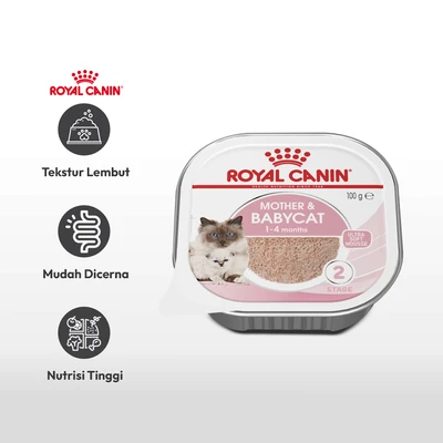 Gambar Royal Canin 100 Gr Makanan Kucing Basah Mother & Babycat