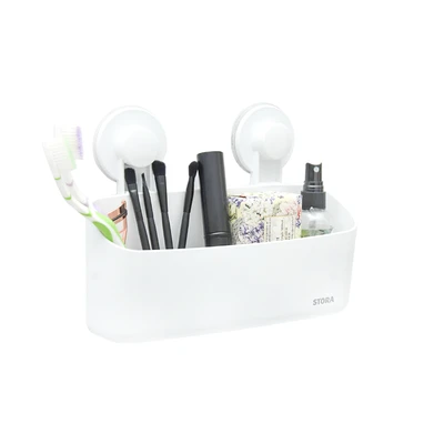 Gambar Stora 24.3x9.2x17.9 cm Rak Dinding Kamar Mandi - Putih