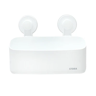 Gambar Stora 24.3x9.2x17.9 cm Rak Dinding Kamar Mandi - Putih