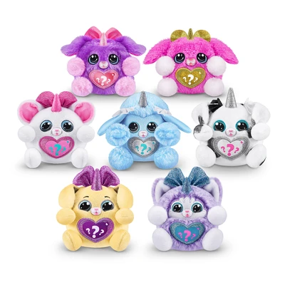 Gambar Zuru Set Boneka Plush Rainbocorns Puppycorn Bow Surprise S6