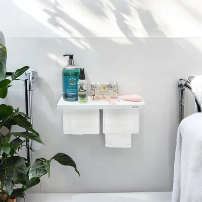 Gambar Stora Holder Tisu Toilet Roll Double - Putih