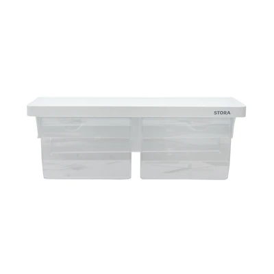 Gambar Stora Holder Tisu Toilet Roll Double - Putih