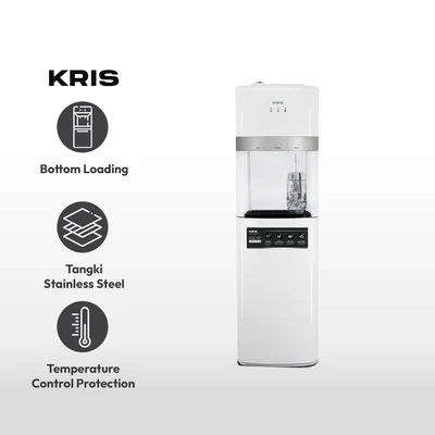 Gambar Kris Dispenser Air Bottom Loading Electric - Putih