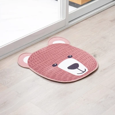 Gambar Ataru 55x52 Cm Keset Kamar Mandi Bear - Cokelat