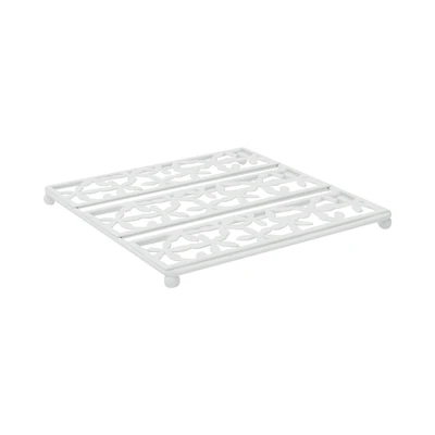 Gambar Stora Tatakan Panci Trivet Leaf Series 17.5x17.5 cm - Putih
