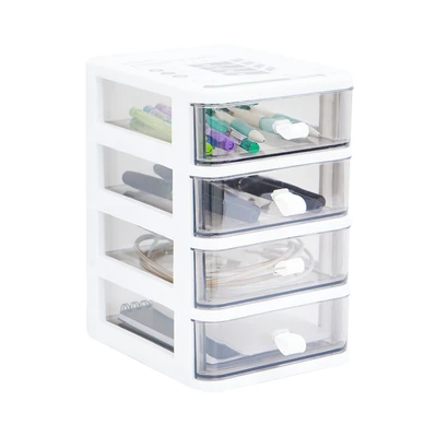 Gambar Stora Organizer Mini 4 Tingkat 13.4x17x22.5 cm
