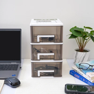 Gambar Stora Organizer Meja 3 Tingkat 24x17x30 cm